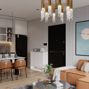 Công trình thiết kế cho Căn hộ chị Oanh The Pegasuite Quận 8