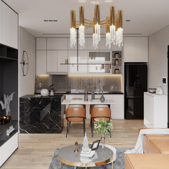 Công trình thiết kế cho Căn hộ chị Oanh The Pegasuite Quận 8