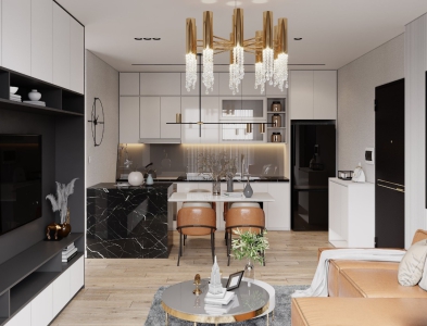 Công trình thiết kế cho Căn hộ chị Oanh The Pegasuite Quận 8